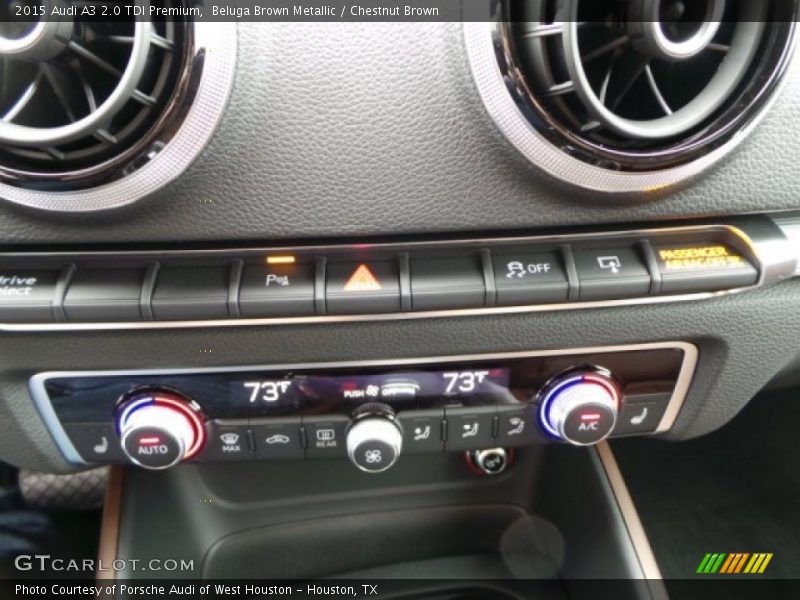 Beluga Brown Metallic / Chestnut Brown 2015 Audi A3 2.0 TDI Premium