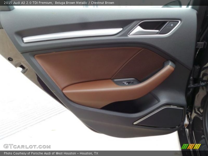 Beluga Brown Metallic / Chestnut Brown 2015 Audi A3 2.0 TDI Premium