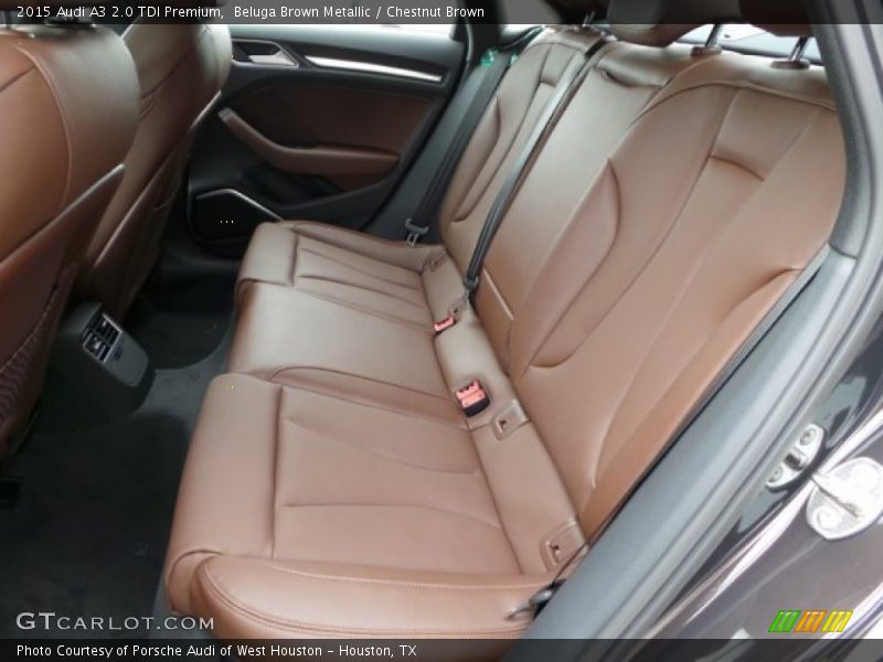 Beluga Brown Metallic / Chestnut Brown 2015 Audi A3 2.0 TDI Premium