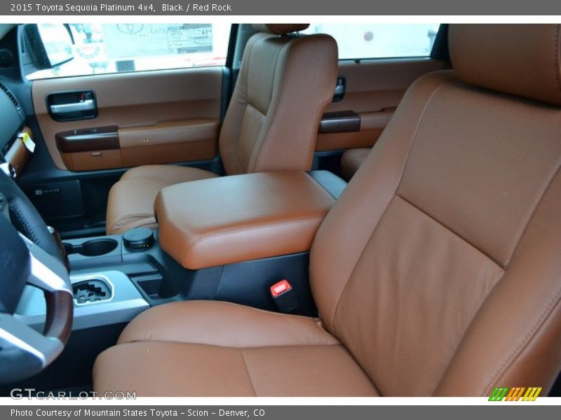 Front Seat of 2015 Sequoia Platinum 4x4