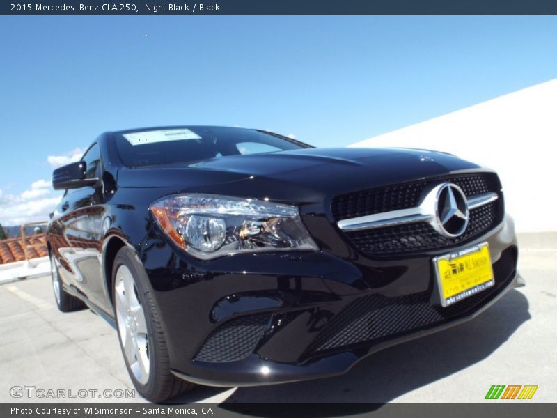 Night Black / Black 2015 Mercedes-Benz CLA 250