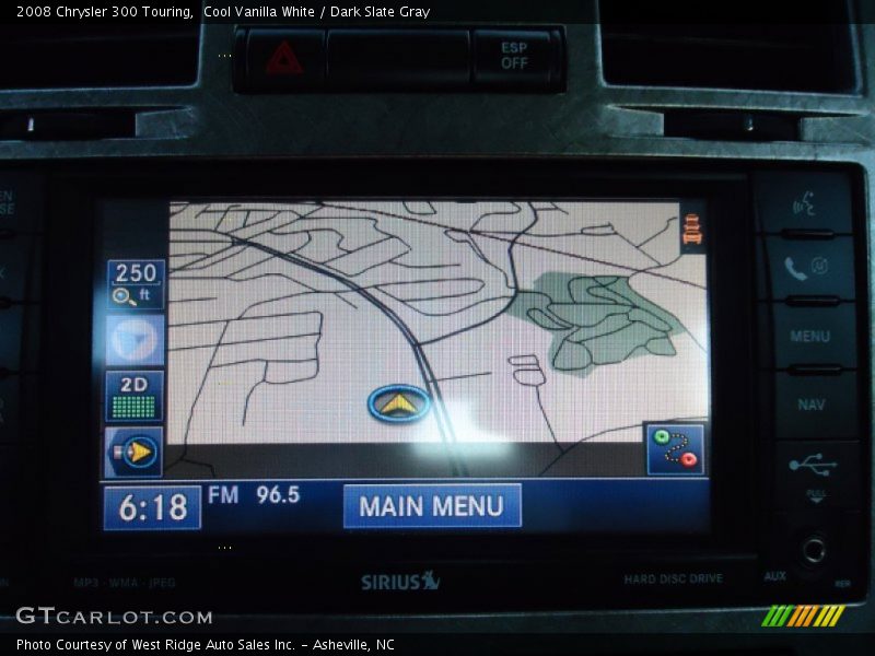 Cool Vanilla White / Dark Slate Gray 2008 Chrysler 300 Touring