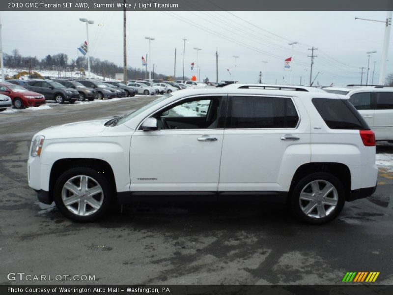 Summit White / Light Titanium 2010 GMC Terrain SLT AWD