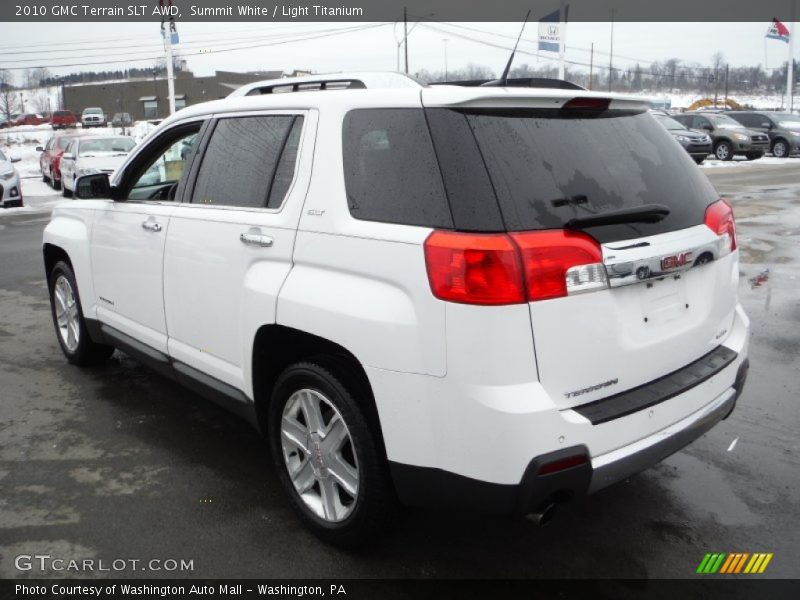 Summit White / Light Titanium 2010 GMC Terrain SLT AWD