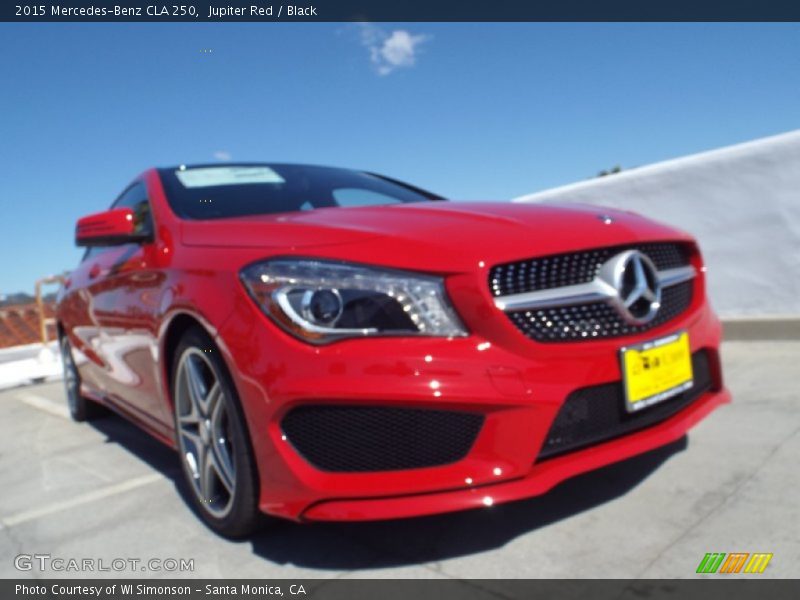 Jupiter Red / Black 2015 Mercedes-Benz CLA 250
