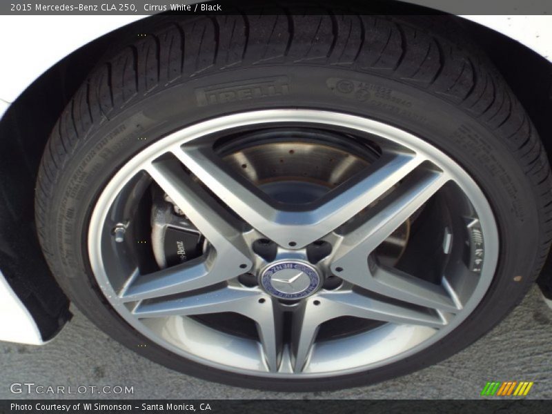 Cirrus White / Black 2015 Mercedes-Benz CLA 250