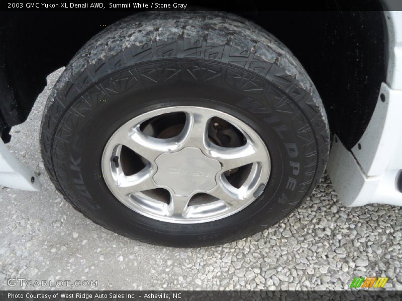 Summit White / Stone Gray 2003 GMC Yukon XL Denali AWD