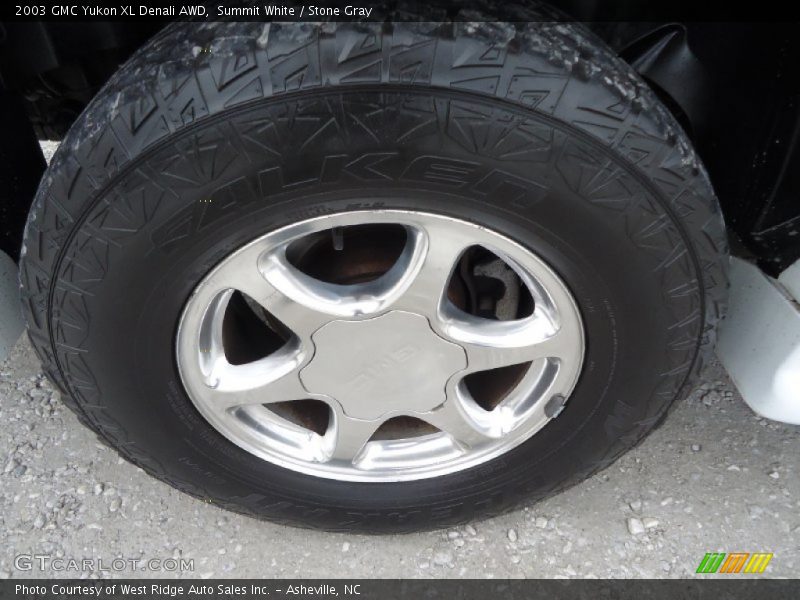 Summit White / Stone Gray 2003 GMC Yukon XL Denali AWD