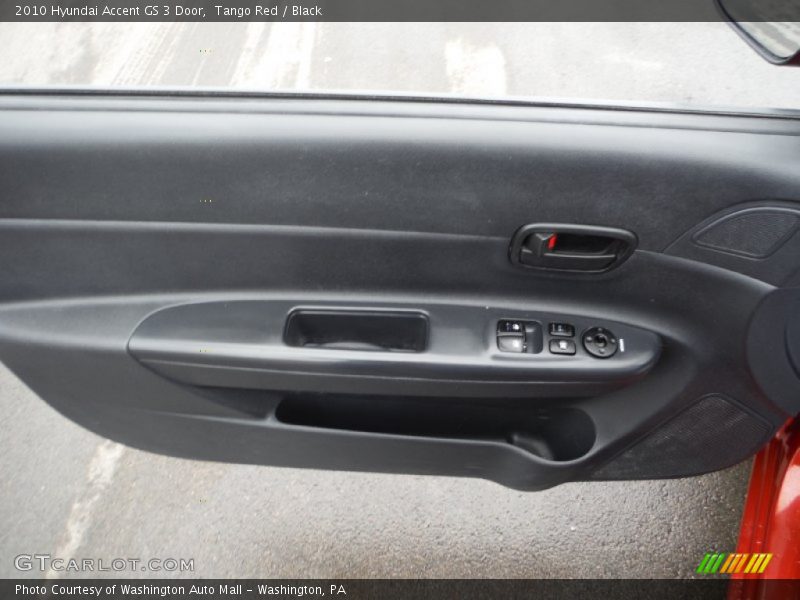 Tango Red / Black 2010 Hyundai Accent GS 3 Door