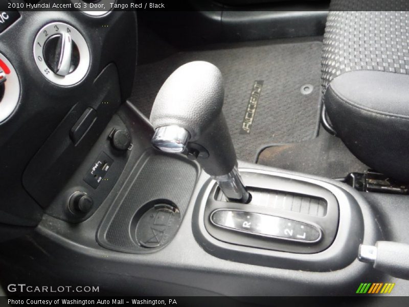 Tango Red / Black 2010 Hyundai Accent GS 3 Door
