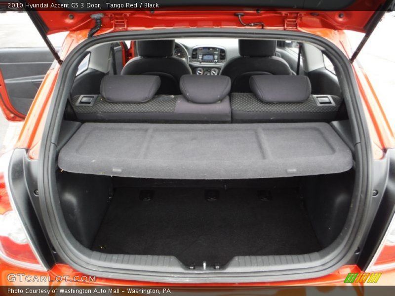Tango Red / Black 2010 Hyundai Accent GS 3 Door