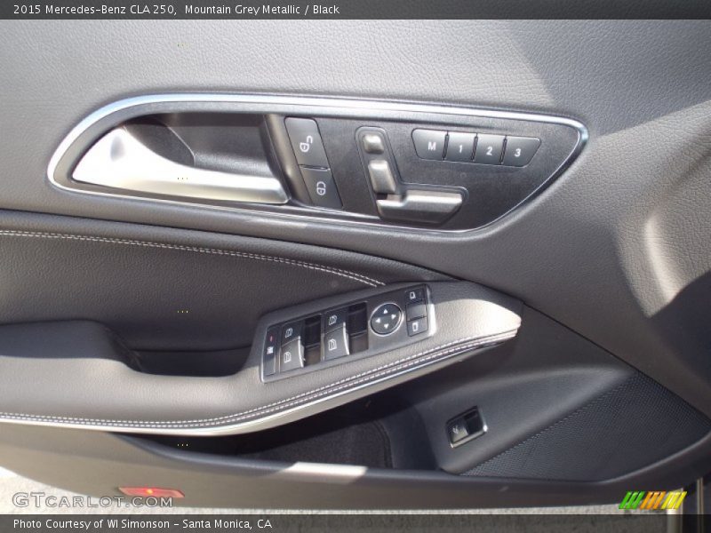 Mountain Grey Metallic / Black 2015 Mercedes-Benz CLA 250