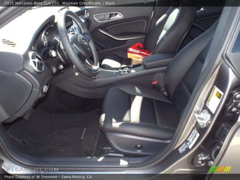 Mountain Grey Metallic / Black 2015 Mercedes-Benz CLA 250