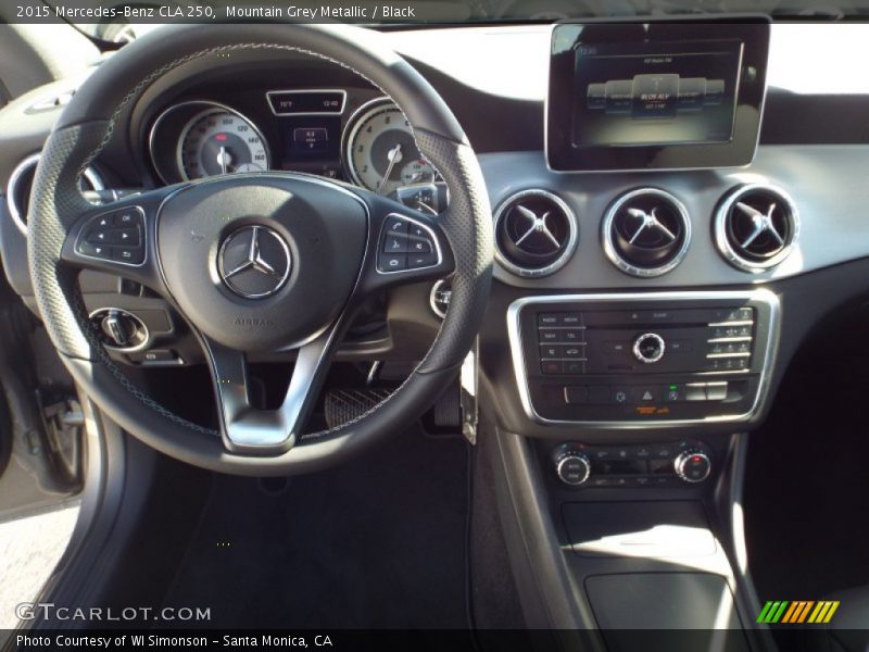 Mountain Grey Metallic / Black 2015 Mercedes-Benz CLA 250