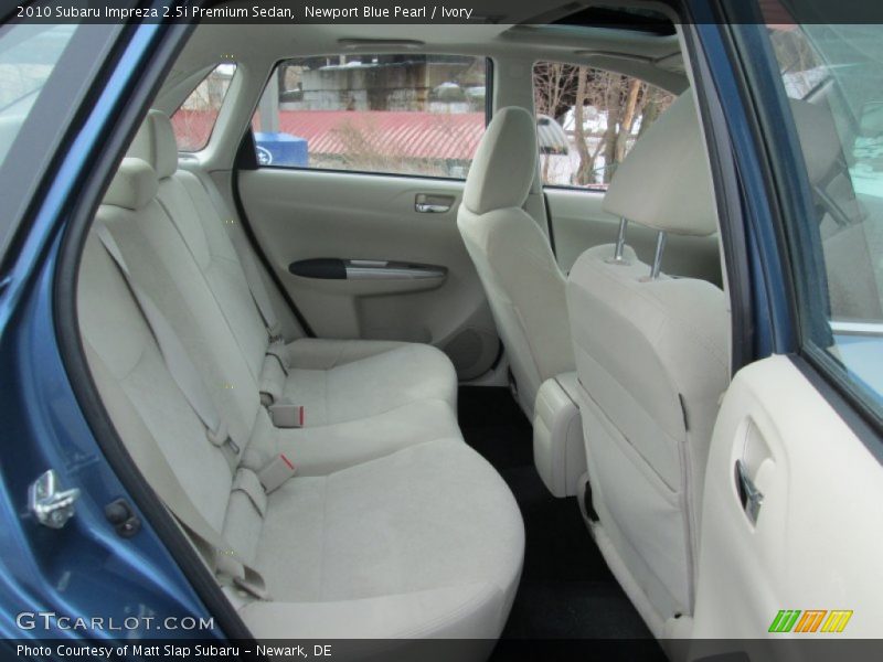 Newport Blue Pearl / Ivory 2010 Subaru Impreza 2.5i Premium Sedan