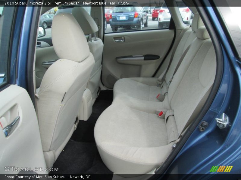 Newport Blue Pearl / Ivory 2010 Subaru Impreza 2.5i Premium Sedan