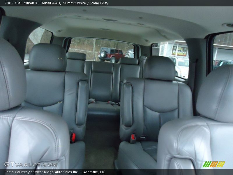 Summit White / Stone Gray 2003 GMC Yukon XL Denali AWD