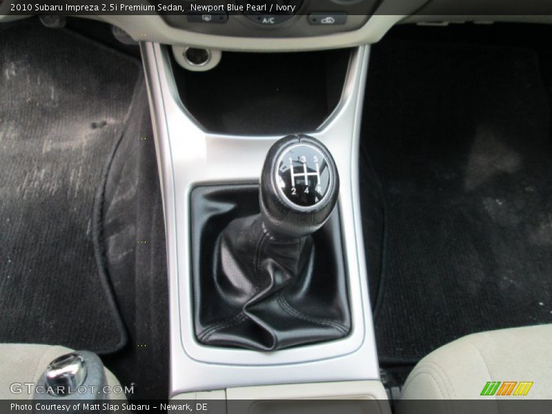 Newport Blue Pearl / Ivory 2010 Subaru Impreza 2.5i Premium Sedan
