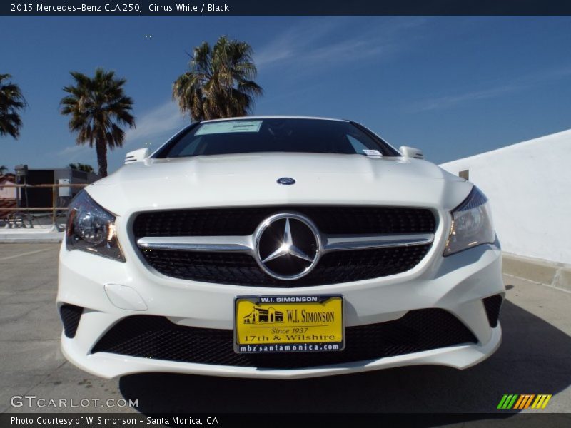 Cirrus White / Black 2015 Mercedes-Benz CLA 250