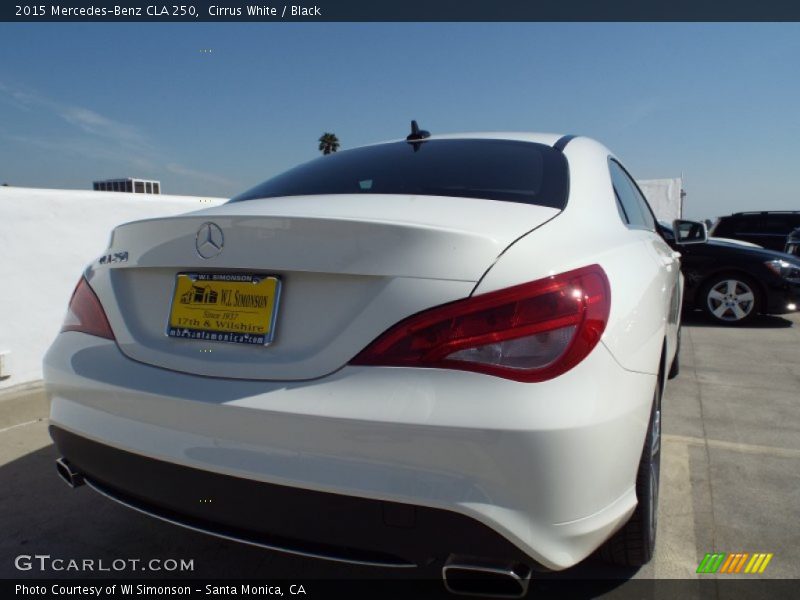 Cirrus White / Black 2015 Mercedes-Benz CLA 250