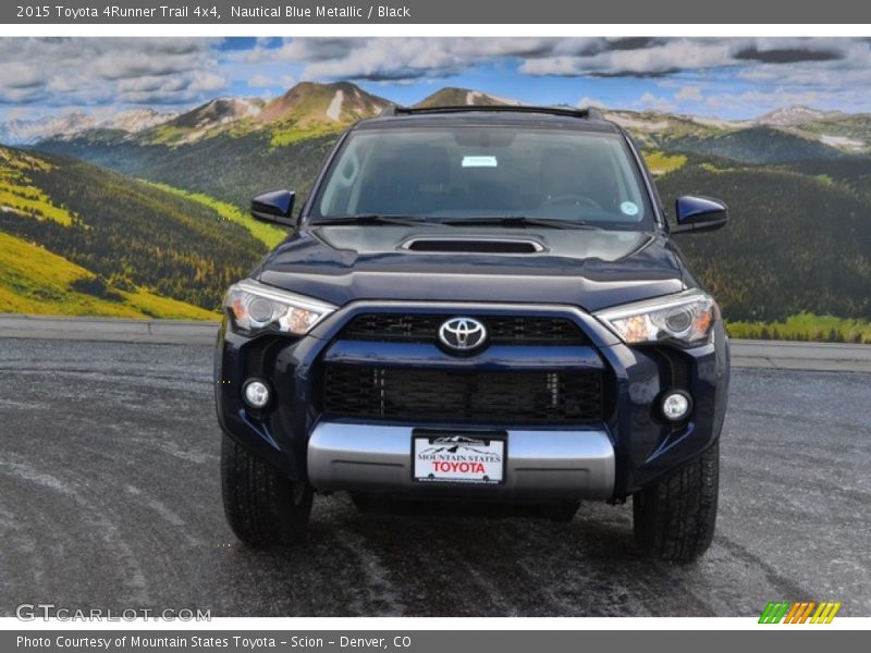Nautical Blue Metallic / Black 2015 Toyota 4Runner Trail 4x4