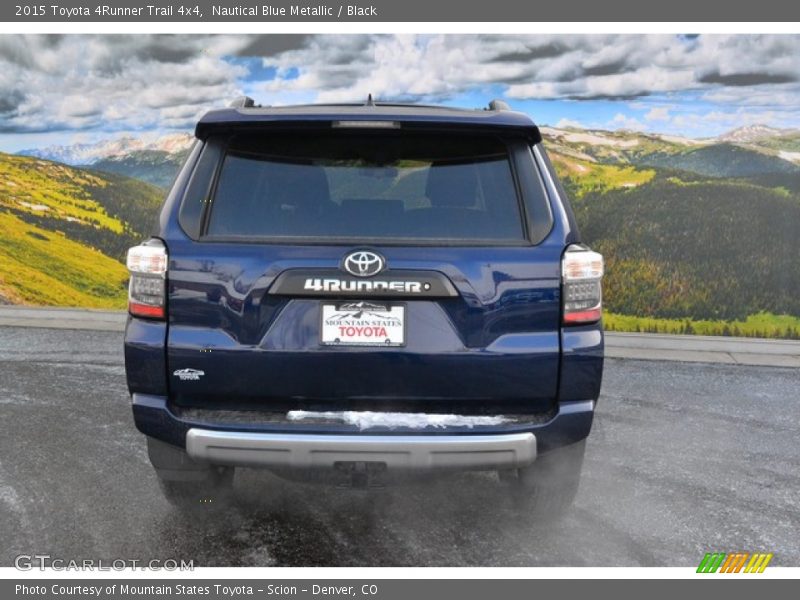 Nautical Blue Metallic / Black 2015 Toyota 4Runner Trail 4x4