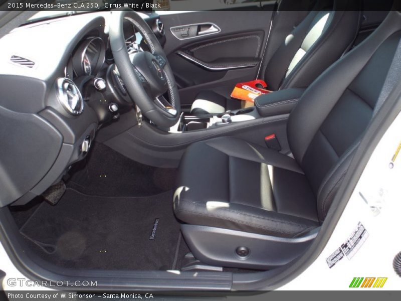 Cirrus White / Black 2015 Mercedes-Benz CLA 250