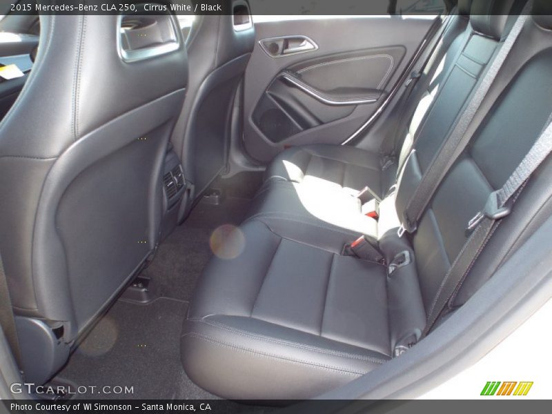 Cirrus White / Black 2015 Mercedes-Benz CLA 250