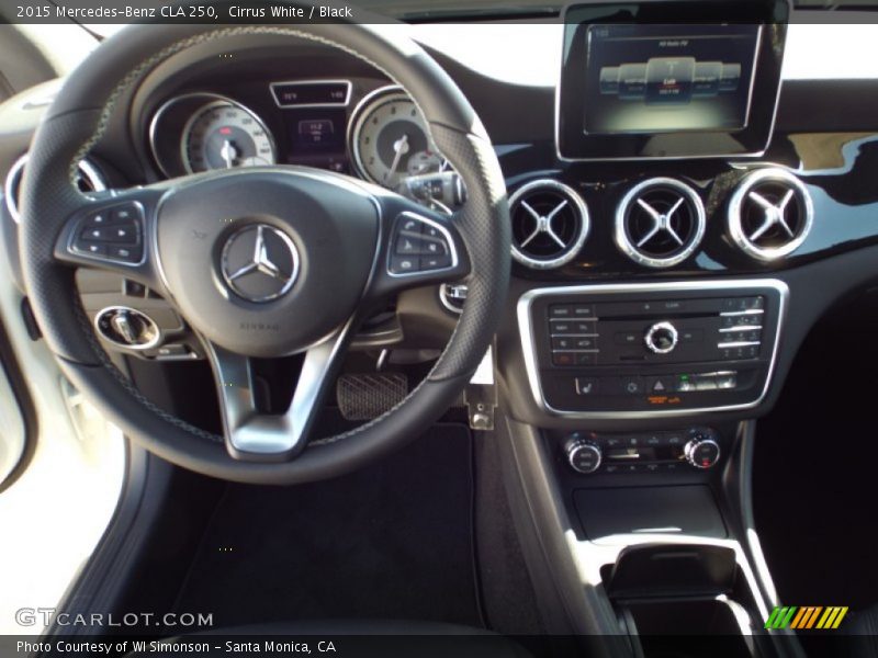 Cirrus White / Black 2015 Mercedes-Benz CLA 250