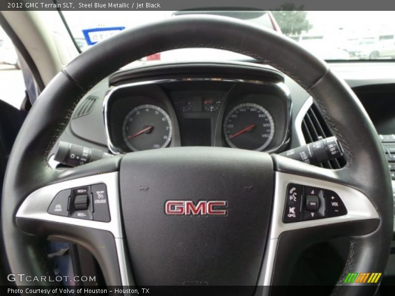 Steel Blue Metallic / Jet Black 2012 GMC Terrain SLT
