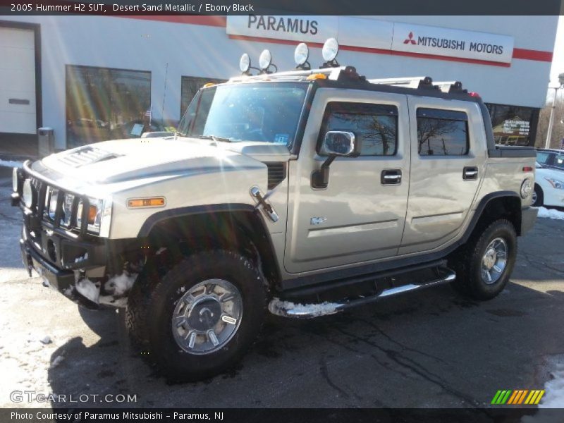 Desert Sand Metallic / Ebony Black 2005 Hummer H2 SUT