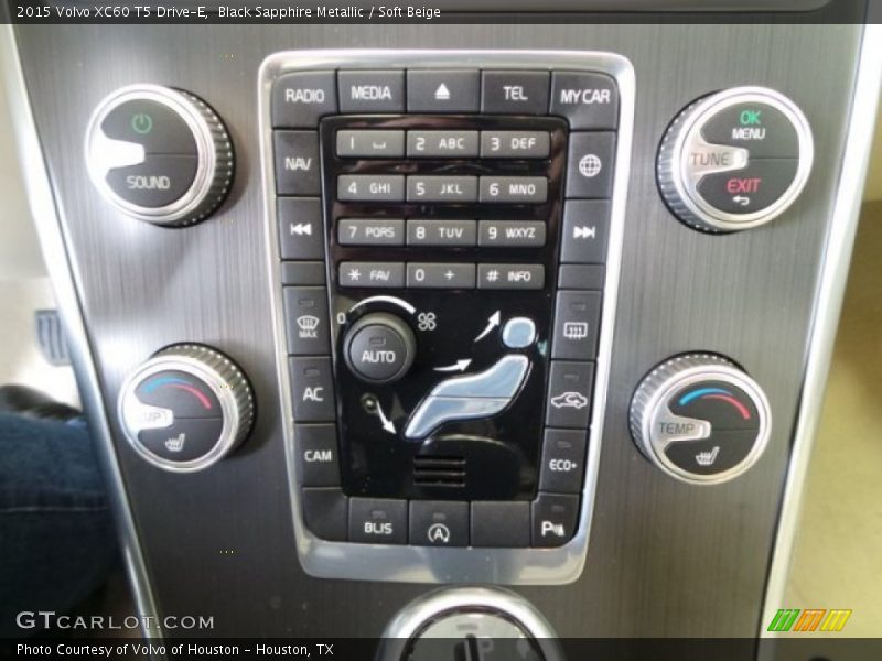 Black Sapphire Metallic / Soft Beige 2015 Volvo XC60 T5 Drive-E
