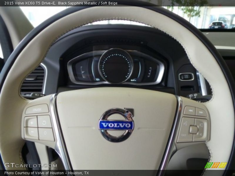 Black Sapphire Metallic / Soft Beige 2015 Volvo XC60 T5 Drive-E