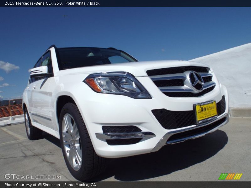Polar White / Black 2015 Mercedes-Benz GLK 350