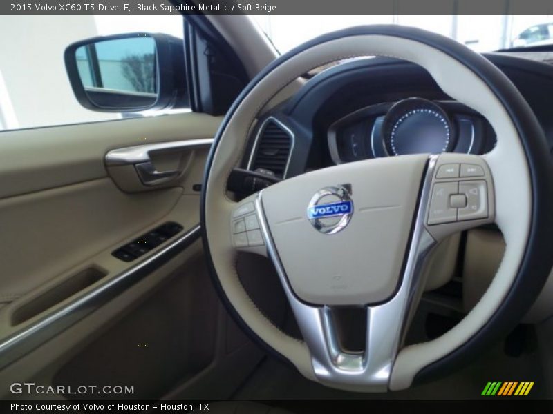 Black Sapphire Metallic / Soft Beige 2015 Volvo XC60 T5 Drive-E