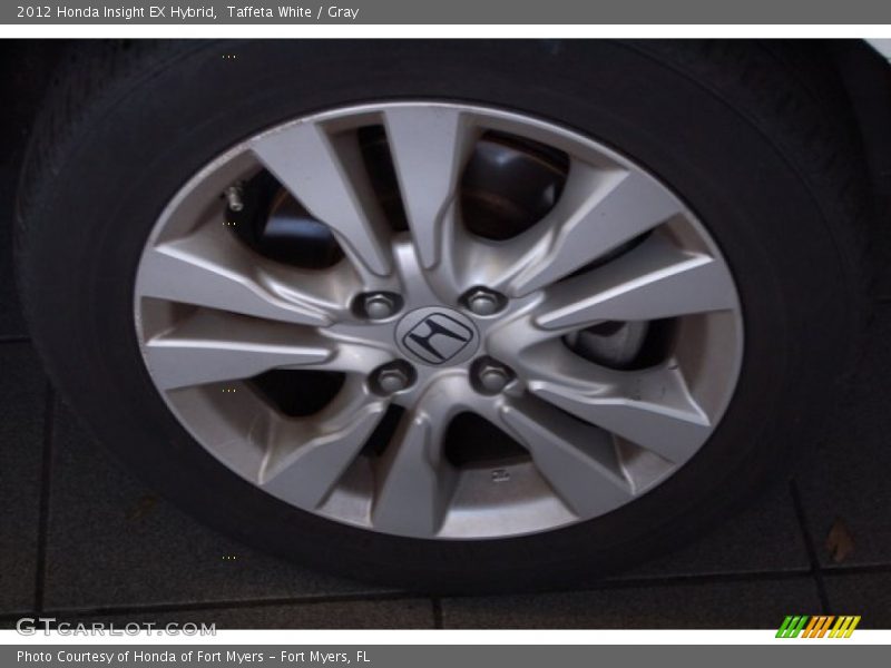 Taffeta White / Gray 2012 Honda Insight EX Hybrid