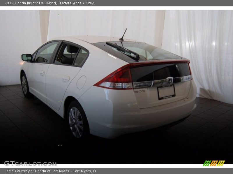 Taffeta White / Gray 2012 Honda Insight EX Hybrid