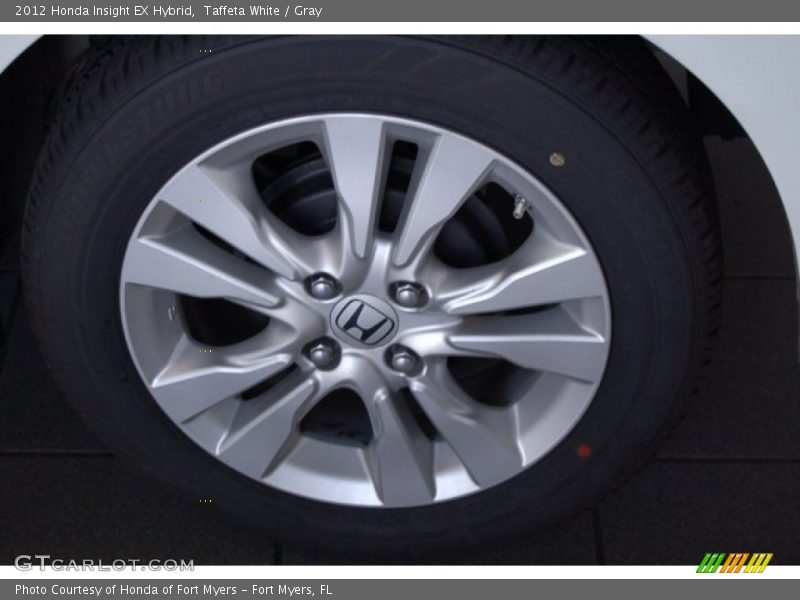 Taffeta White / Gray 2012 Honda Insight EX Hybrid