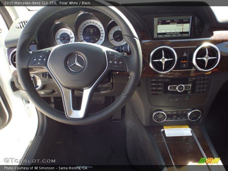 Polar White / Black 2015 Mercedes-Benz GLK 350