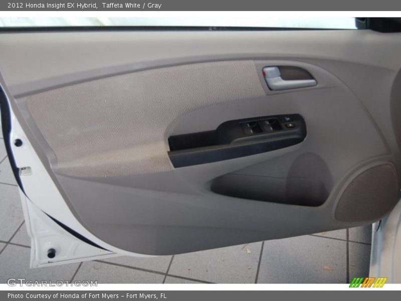 Taffeta White / Gray 2012 Honda Insight EX Hybrid