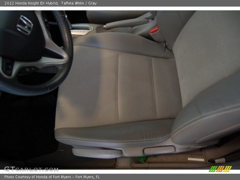 Taffeta White / Gray 2012 Honda Insight EX Hybrid