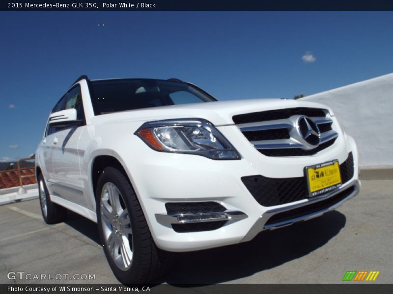 Polar White / Black 2015 Mercedes-Benz GLK 350