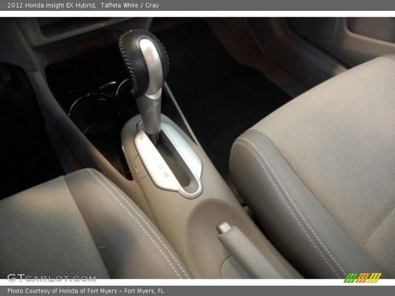 Taffeta White / Gray 2012 Honda Insight EX Hybrid