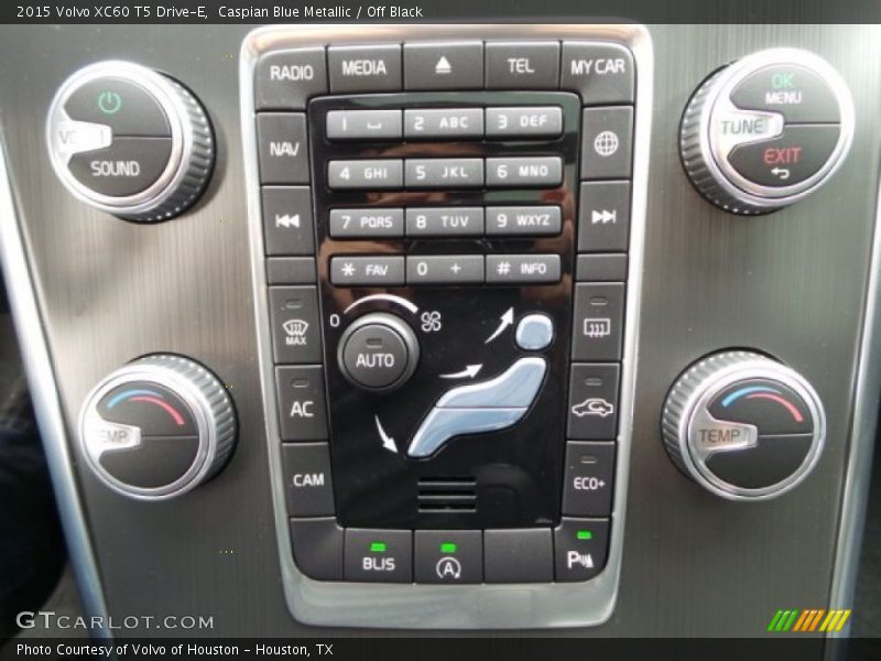 Caspian Blue Metallic / Off Black 2015 Volvo XC60 T5 Drive-E