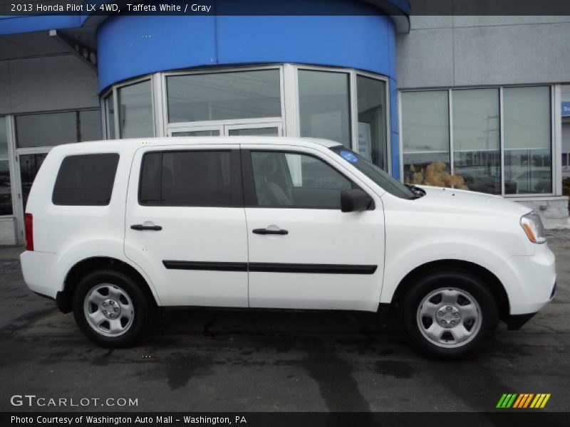 Taffeta White / Gray 2013 Honda Pilot LX 4WD