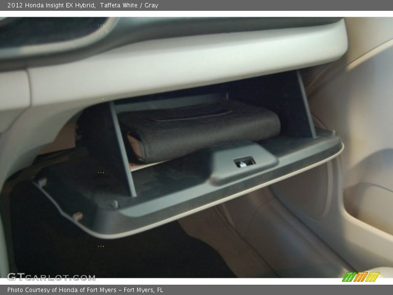 Taffeta White / Gray 2012 Honda Insight EX Hybrid
