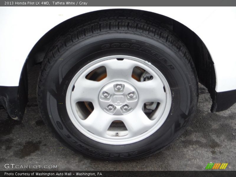 Taffeta White / Gray 2013 Honda Pilot LX 4WD