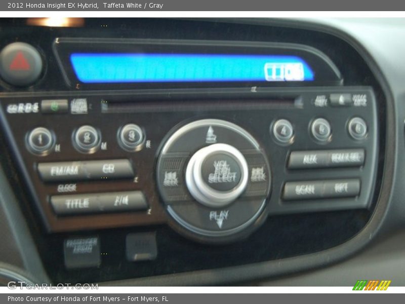 Taffeta White / Gray 2012 Honda Insight EX Hybrid