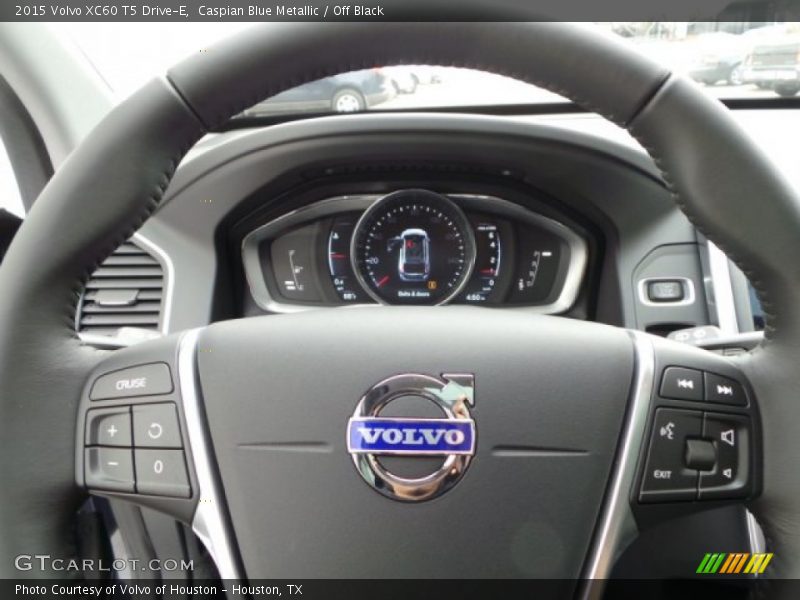 Caspian Blue Metallic / Off Black 2015 Volvo XC60 T5 Drive-E