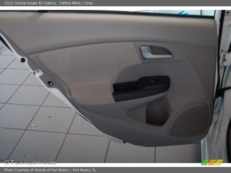 Taffeta White / Gray 2012 Honda Insight EX Hybrid